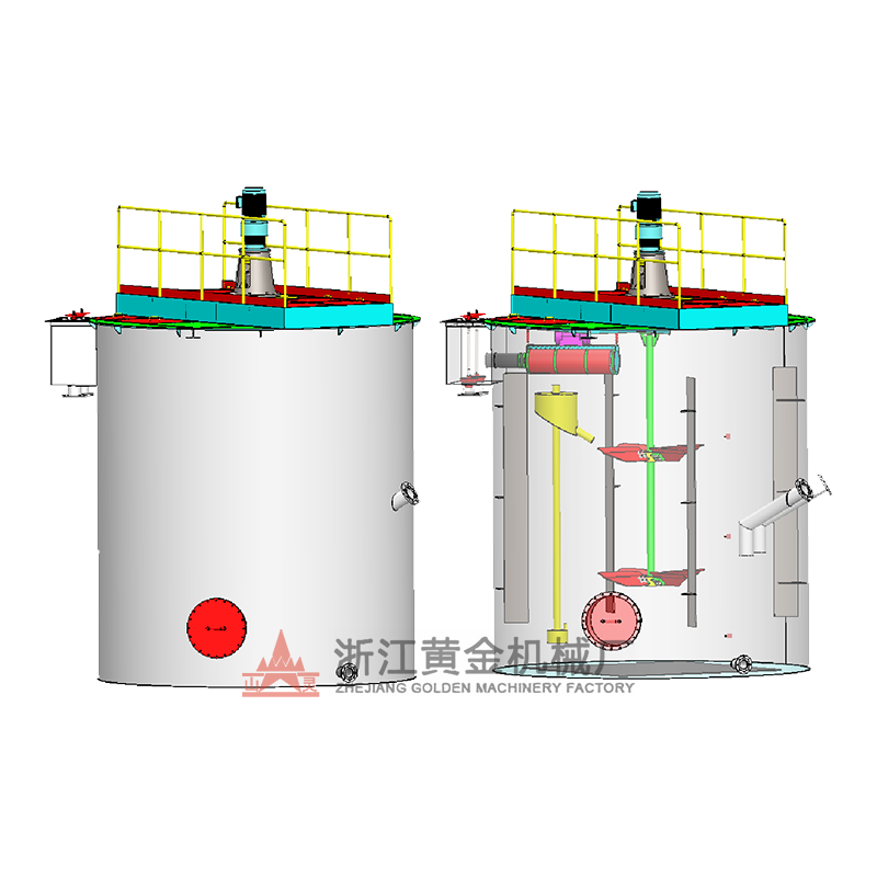 机械搅拌浸出槽 机械搅拌浸出槽